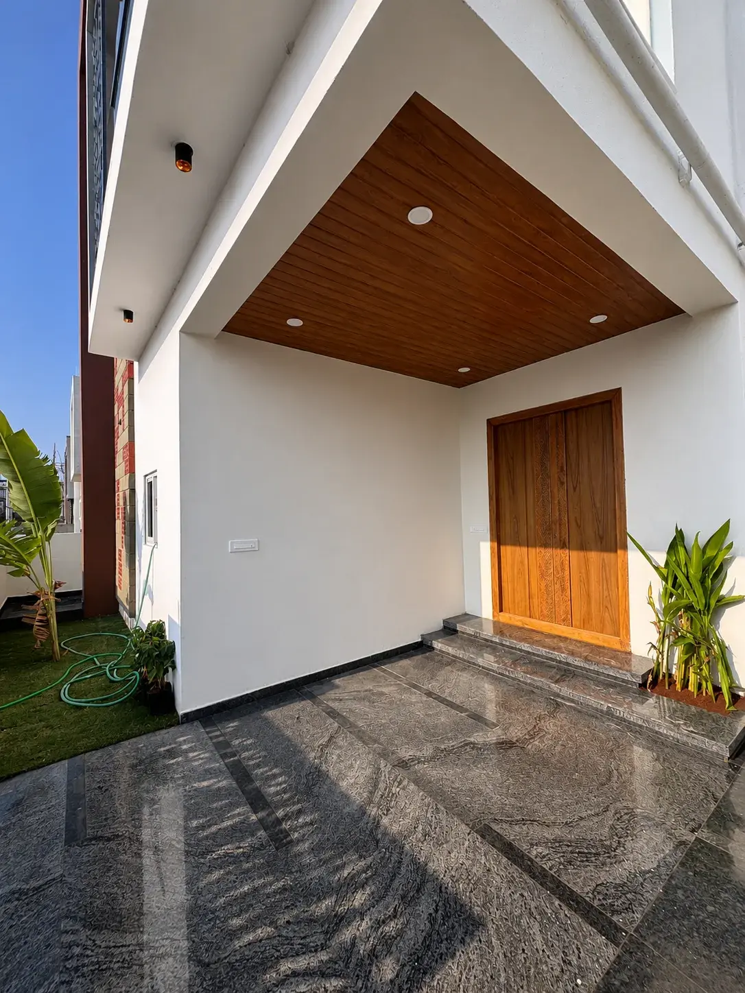 main door & Parking