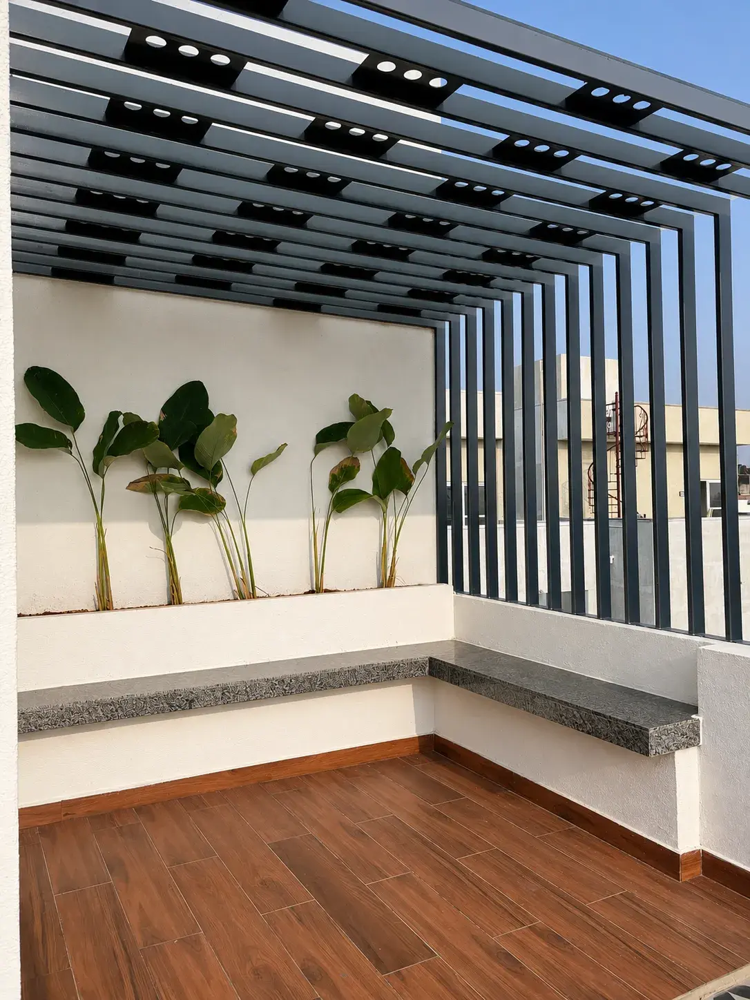 pergola area